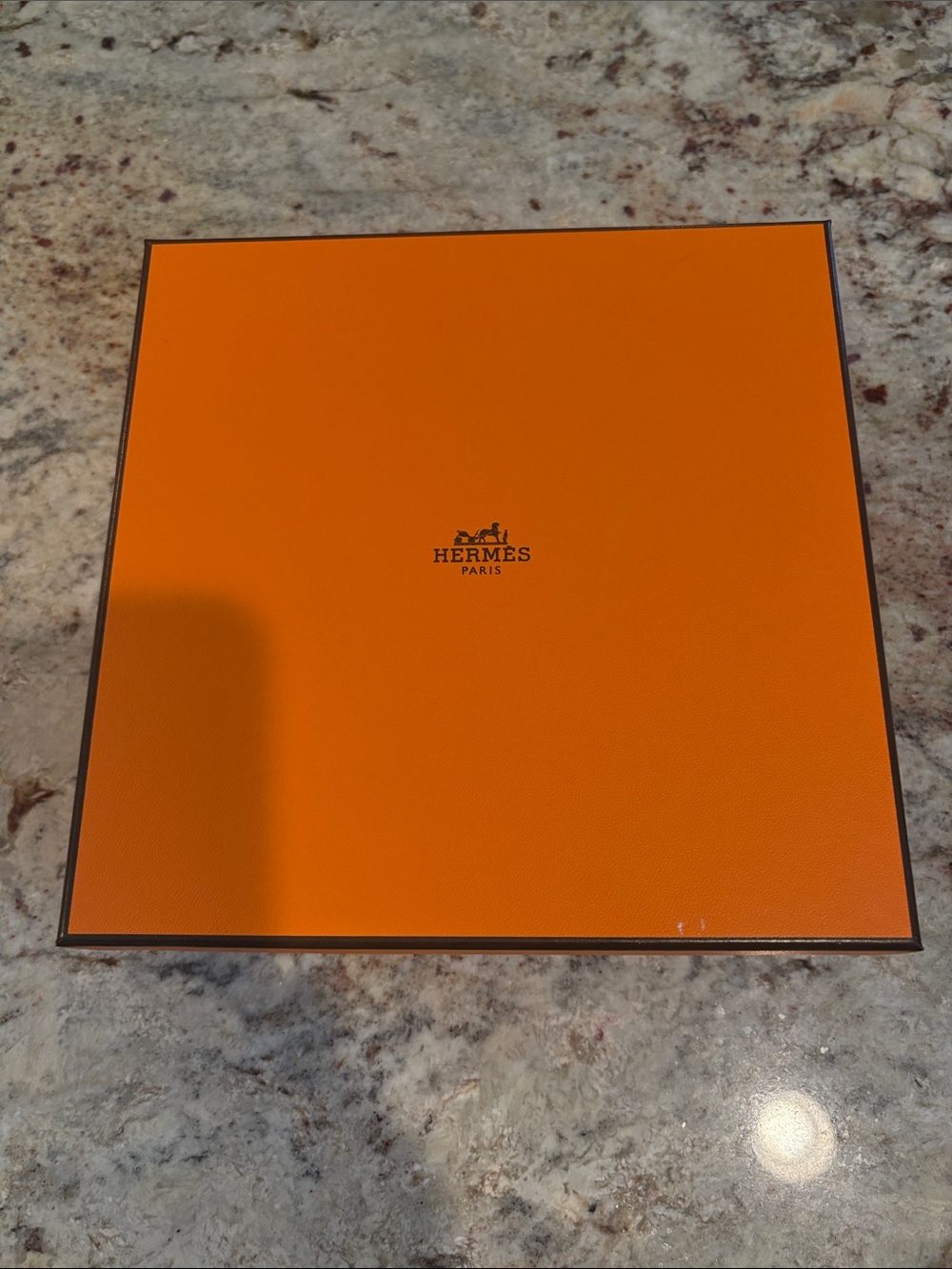 Hermes Orange Square Presentation Box